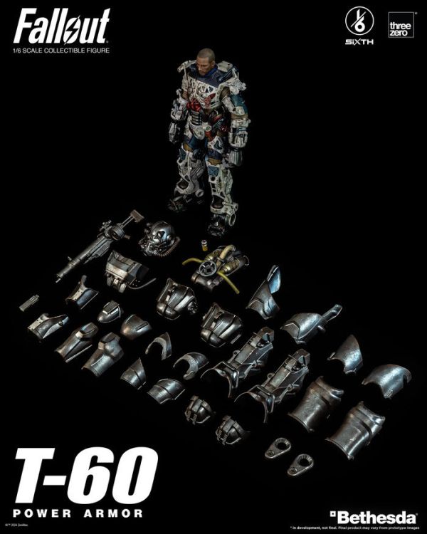 threezero 1/6 異塵餘生 T-60 動力裝甲 36.8cm 可動完成品 threezero 1/6 異塵餘生 T-60 動力裝甲 36.8cm 可動完成品