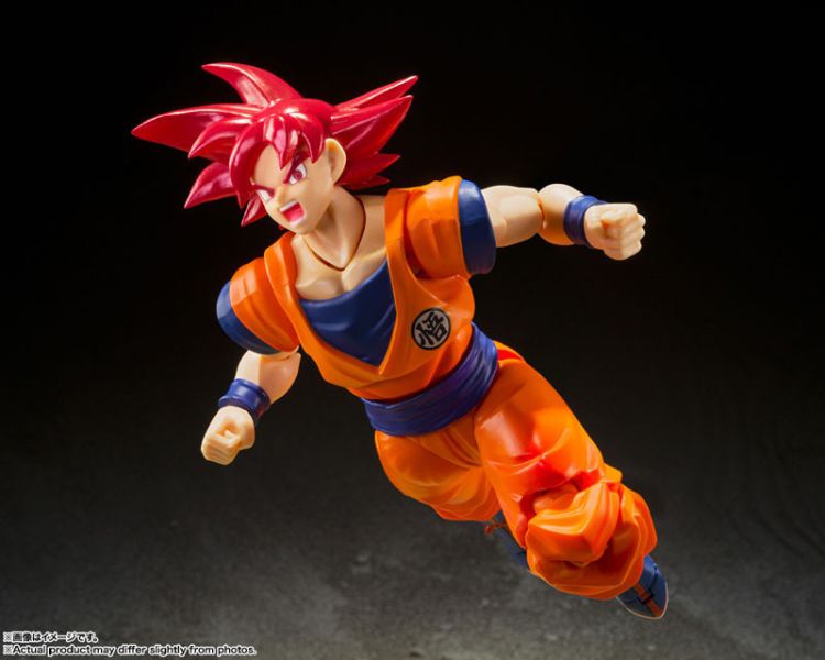 BANDAI S.H.Figuarts SHF 七龍珠超 超級賽亞人之神孫悟空 正直之心的賽亞人之神 可動完成品 BANDAI S.H.Figuarts SHF 七龍珠超 超級賽亞人之神孫悟空 正直之心的賽亞人之神 可動完成品