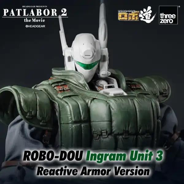 threezero 機動警察劇場版Ⅱ ROBO-DOU 英格倫3號機反應裝甲 可動完成品 threezero 機動警察劇場版Ⅱ ROBO-DOU 英格倫3號機反應裝甲 可動完成品