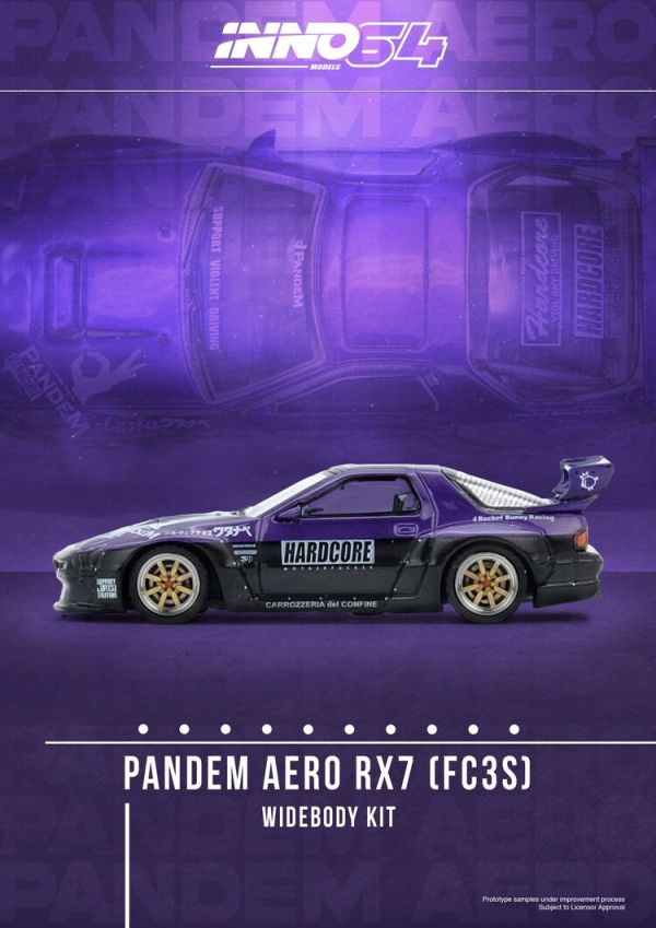 (預購) INNO64 1/64 馬自達 MAZDA RX7 (FC3S) "PANDEM ROCKET BUNNY" IN64-RX7FCP-PB (預購) INNO64 1/64 馬自達 MAZDA RX7 (FC3S) "PANDEM ROCKET BUNNY" IN64-RX7FCP-PB