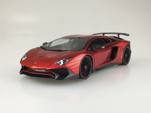 AOSHIMA 青島 1/24 超級跑車 NO.11 藍寶堅尼Aventador SV 組裝模型 AOSHIMA 1/24 超級跑車 NO.11 藍寶堅尼Aventador SV