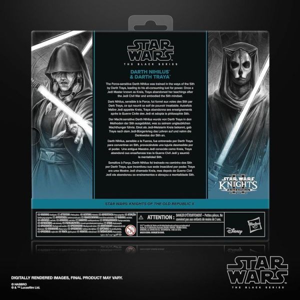 (預購) Hasbro 孩之寶 星際大戰黑標系列 6吋人物 Darth Nihilus & Darth Traya 雙入組 20260512 Hasbro 孩之寶 星際大戰黑標系列 6吋人物 Darth Nihilus & Darth Traya 雙入組