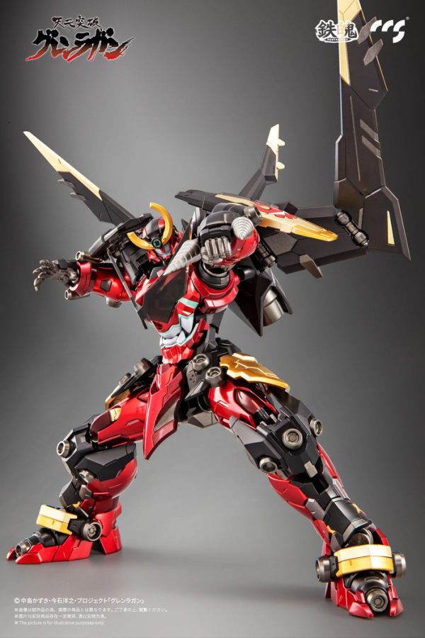 CCSTOYS 天元突破 紅蓮螺巖 合金可動完成品 CCSTOYS 天元突破 紅蓮螺巖 合金可動完成品