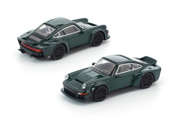 POP RACE 1/64 保時捷 Porsche SINGER DLS TURBO (ROAD) - GREEN PR640326 POP RACE 1/64 保時捷 Porsche SINGER DLS TURBO (ROAD) - GREEN PR640326