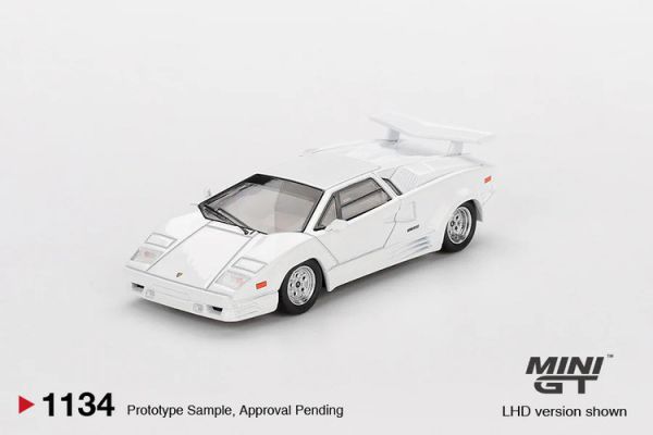 (預購) MINIGT 1/64 藍寶堅尼 Lamborghini Countach 25th Anniversary White MGT01134-L (預購) MINIGT 1/64 藍寶堅尼 Lamborghini Countach 25th Anniversary White MGT01134-L