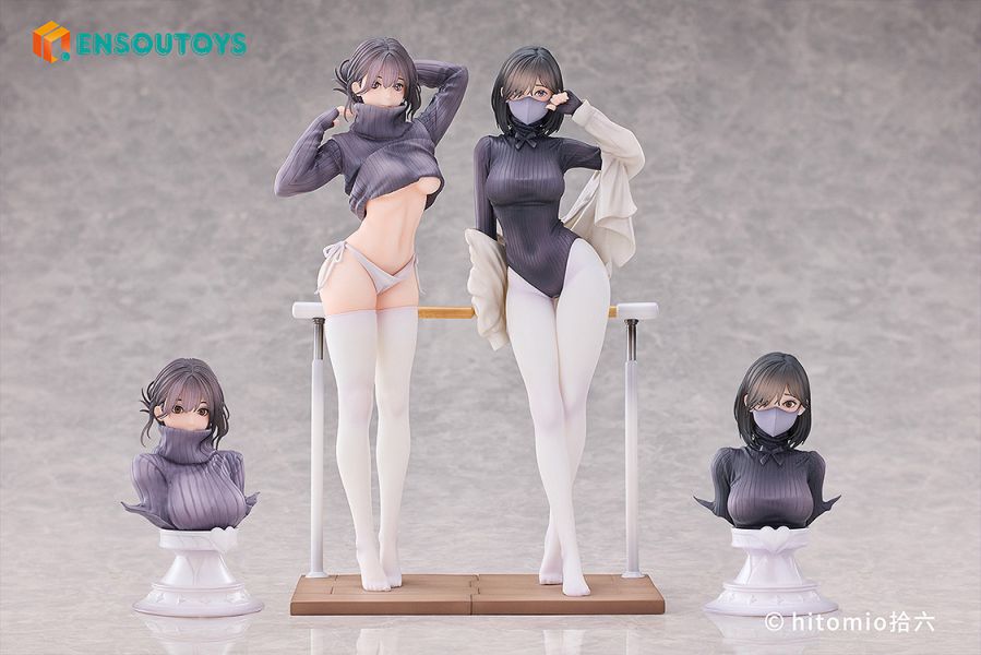 ENSOUTOYS 1/7 hitomio拾六 吉他妹妹＆昇玖老師的舞踏教室 套組 PVC ENSOUTOYS 1/7 hitomio拾六 吉他妹妹＆昇玖老師的舞踏教室 套組 PVC