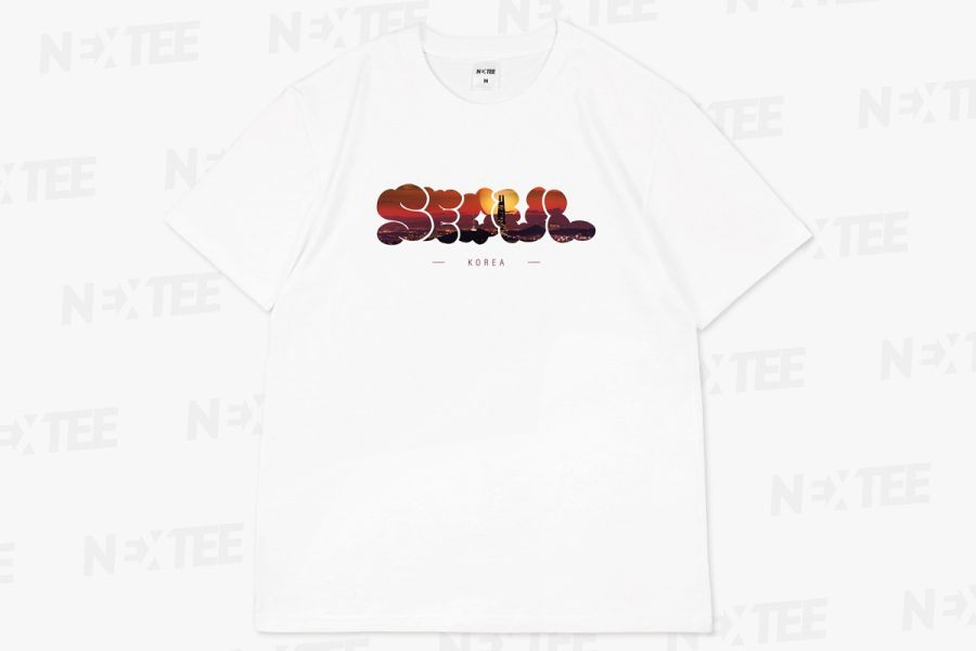 NEXTee NEXT系列 SEOUL 短袖T恤 白色＆黑色 NEXTee NEXT系列 SEOUL 短袖T恤 白色＆黑色