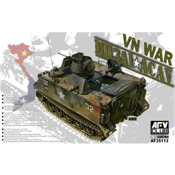 AFV CLUB 戰鷹 1/35 M113 裝甲運兵車攻擊型 組裝模型 AF35113 AFV CLUB 戰鷹 1/35 M113 裝甲運兵車攻擊型 組裝模型 AF35113