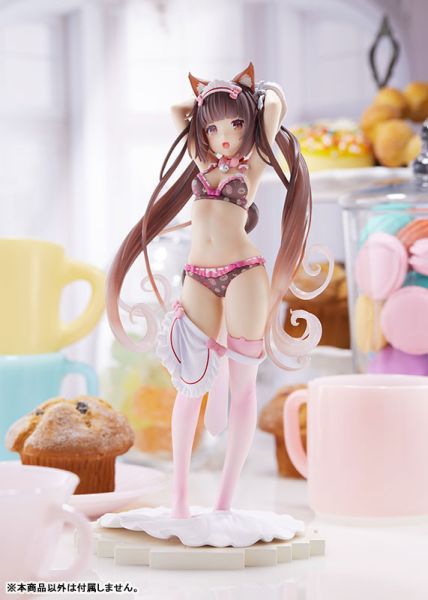 [再販] PLUM 1/7 貓娘樂園 NEKOPARA 巧克力 Lovely Sweets Time PVC PLUM,1/7,貓娘樂園,NEKOPARA,巧克力,打扮時光,PVC,