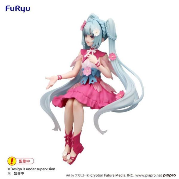 FURYU 景品 初音未來 花之妖精 大波斯菊 泡麵蓋公仔 FURYU 景品 初音未來 花之妖精 大波斯菊 泡麵蓋公仔