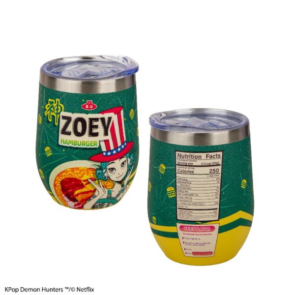 KPOP 獵魔女團 Demon Hunters 精巧保溫旅行杯 HUNTR/X 女團 Zoey Hamburger Ver. KPOP 獵魔女團 Demon Hunters 精巧保溫旅行杯 HUNTR/X 女團 Zoey Hamburger Ver.