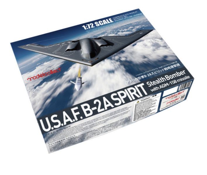 [即將預購 請點貨到通知] Model Collect 1/72 USAF B-2A 隱形轟炸機 Spirit Stealth Bomber with AGM-158 missile  UA72214 Model Collect 1/72 USAF B-2A 隱形轟炸機 Spirit Stealth Bomber with AGM-158 missile  UA72214