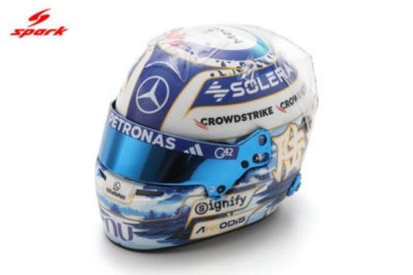 (預購) Spark 1/5 Mercedes-AMG PETRONAS Formula One Team George Russell Chinese GP 2026 安全帽模型 20260630 Spark 1/5 Mercedes-AMG PETRONAS Formula One Team George Russell Chinese GP 2026 安全帽模型