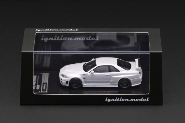 (預購) ignition model 1/64 日產 Nissan Skyline GT-R (BNR34) NISMO customized White Metallic 金屬白 IG4175 20260405 ignition model 1/64 日產 Nissan Skyline GT-R (BNR34) NISMO customized White Metallic 金屬白 IG4175