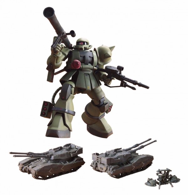 BANDAI 1/144 HGUC 重力戰線 薩克+61式戰車 地上戰套組 機動戰士鋼彈 一年戰爭 組裝模型 BANDAI,1/144,HGUC,重力戰線,薩克+61式,戰車,地上戰套組,機動戰士鋼彈,一年戰爭,組裝模型,