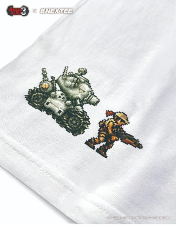 NEXTee 合金彈頭MetalSlug Prisoner短袖T恤 黑&白 NEXTee 合金彈頭MetalSlug Prisoner短袖T恤 黑&白