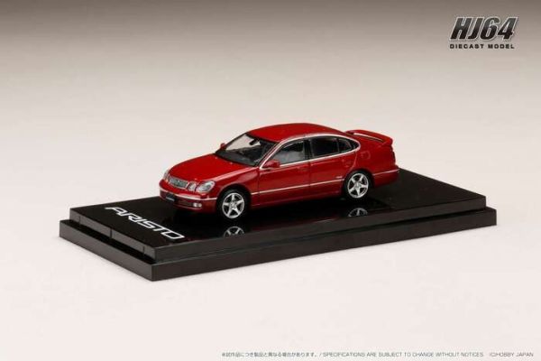 Hobby JAPAN 1/64 豐田 Toyota ARISTO V300 VERTEX EDITION 前期版 雲母紅 HJ642030R Hobby JAPAN 1/64 豐田 Toyota ARISTO V300 VERTEX EDITION 前期版 雲母紅 HJ642030R