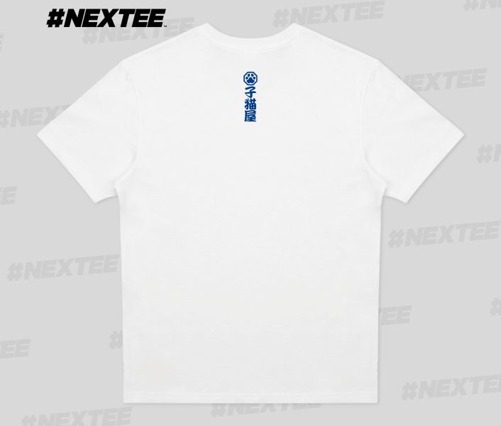 NEXTee KONEKO 歌舞伎喵 短袖T恤 白色 NEXTee KONEKO 歌舞伎喵 短袖T恤 白色