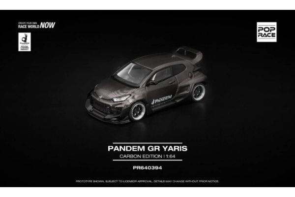 (預購) POP RACE 1/64 PANDEM GR YARISCARBON EDITION 碳纖維式樣 PR640394 20251028 POP RACE 1/64 PANDEM GR YARISCARBON EDITION 碳纖維式樣 PR640394