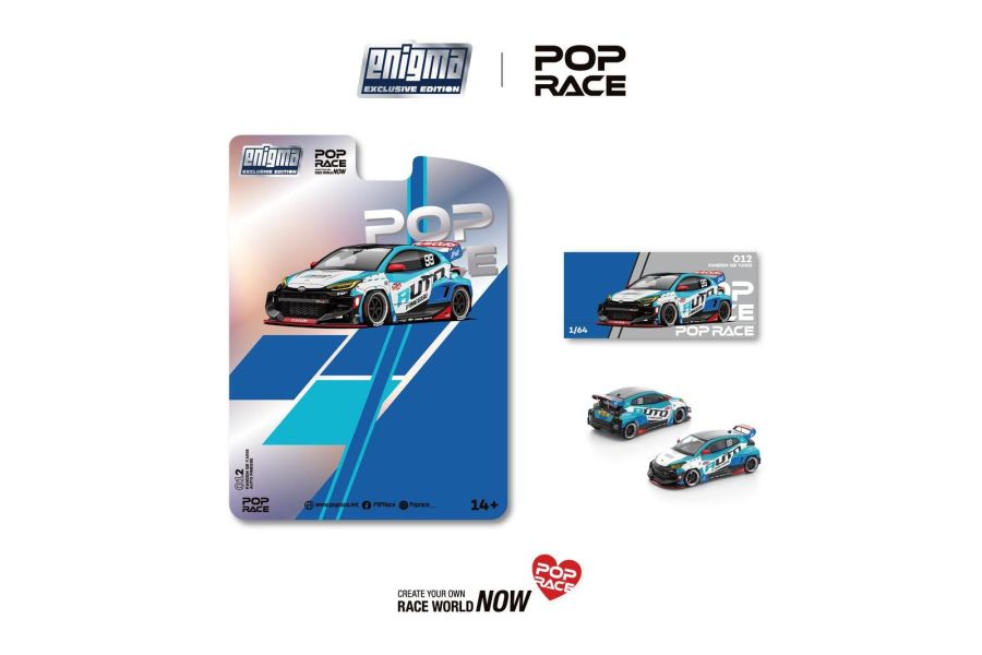 [吊卡版] POP RACE × ENIGMA 1/64 豐田 Toyota PANDEM GR YARIS AUTO FINESSE PRE012 [吊卡版] POP RACE × ENIGMA 1/64 豐田 Toyota PANDEM GR YARIS AUTO FINESSE PRE012