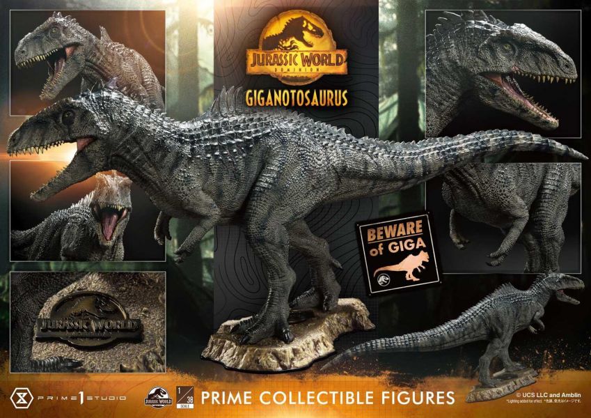 Prime 1 Studio 1/38 侏儸紀世界 巨獸龍 Giganotosaurus 雕像  Prime 1 Studio,1/38,侏儸紀世界,巨獸龍, Giganotosaurus,雕像, 