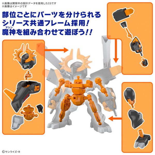 BANDAI 魔神創造傳 005 重號丸 魔神英雄傳 組裝模型 BANDAI 魔神創造傳 005 重號丸 魔神英雄傳 組裝模型