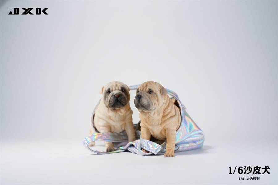 JXK 1/6 沙皮犬 動物系列 塗裝完成品 全4種 分別販售 JXK,1/6,沙皮犬,動物系列,塗裝完成品,全4種,分別販售,