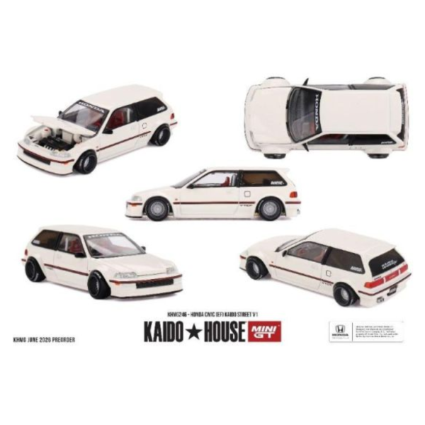 (預購) MINIGT 1/64 本田 Honda Civic (EF) Kaido Street V1 KHMG246 20260611 MINIGT 1/64 本田 Honda Civic (EF) Kaido Street V1 KHMG246