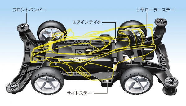 TAMIYA 田宮模型 18702 四驅車 AERO THOUNDER SHOT AR底盤 TAMIYA 田宮模型 18702 四驅車 AERO THOUNDER SHOT AR底盤