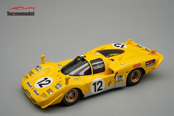 Tecnomodel 1/43 法拉利 Ferrari 512 S Filippinetti Ecurie Francorchamp car #12 Driver De Fierland and Walker 利曼24耐1970比賽車 Tecnomodel 1/43 法拉利 Ferrari 512 S Filippinetti Ecurie Francorchamp car #12 Driver De Fierland and Walker 利曼24耐1970比賽車