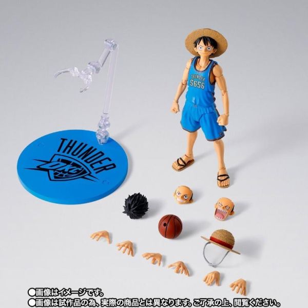 (預購) BANDAI S.H.Figuarts SHF 航海王 ONE PIECE×NBA 魯夫 雷霆隊 THUNDER ver. 可動完成品 20260420 BANDAI S.H.Figuarts SHF 航海王 ONE PIECE×NBA 魯夫 雷霆隊 THUNDER ver. 可動完成品