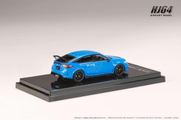 Hobby JAPAN 1/64 本田 Honda CIVIC TYPE R (FL5) RACING BLACK Package 2025 珍珠藍 賽車黑化特式套件 HJ644063BL Hobby JAPAN 1/64 本田 Honda CIVIC TYPE R (FL5) RACING BLACK Package 2025 珍珠藍 賽車黑化特式套件 HJ644063BL