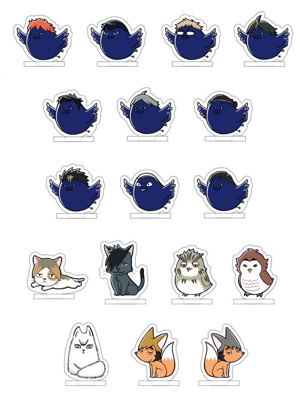 [2022線上漫博限定] 羚邦 排球少年 Q版壓克力牌 動物場景組＆動物盲抽包 分別販售    [2022線上漫博限定],羚邦,排球少年,Q版壓克力牌,動物場景組,＆,動物盲抽包,分別販售,   