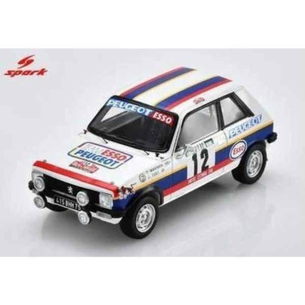 (預購) SPARK 1/43 寶獅 Peugeot 104 ZS No.12 7th Rally Portugal 1978 S2615 20260924 SPARK 1/43 寶獅 Peugeot 104 ZS No.12 7th Rally Portugal 1978 S2615
