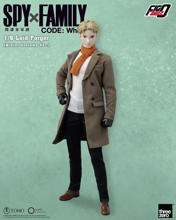threezero FigZero 1/6 SPY×FAMILY 間諜家家酒 洛伊德 佛傑 黃昏 冬季服裝版 threezero FigZero 1/6 SPY×FAMILY 間諜家家酒 洛伊德 佛傑 黃昏 冬季服裝版