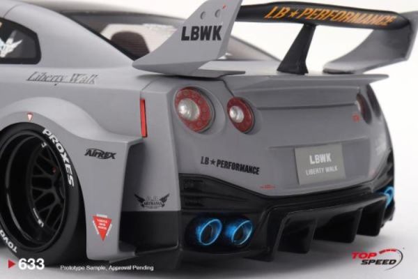 (預購) TopSpeed 1/18 日產 Nissan LB-Silhouette WORKS GT 35GT-RR Ver.1 Matt Grey TS0633 20260323 TopSpeed 1/18 日產 Nissan LB-Silhouette WORKS GT 35GT-RR Ver.1 Matt Grey TS0633
