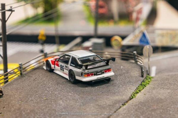TARMAC WORKS 1/64 豐田 Toyota Sprinter Trueno AE86 寬體TRD T64G-060-TRD TARMAC WORKS 1/64 豐田 Toyota Sprinter Trueno AE86 寬體TRD T64G-060-TRD