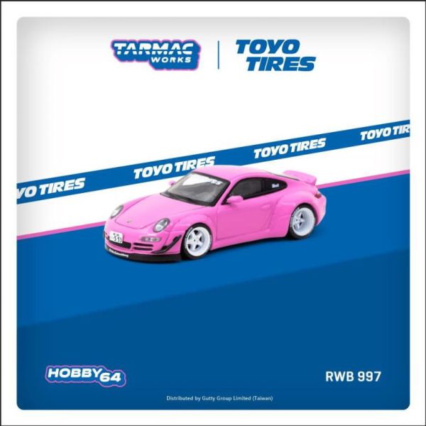 TARMAC WORKS 1/64 保時捷 Porsche RWB 997 淘氣粉 TARMAC WORKS 1/64 保時捷 Porsche RWB 997 淘氣粉