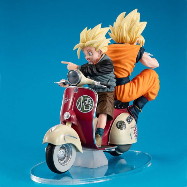 MegaHouse 桌上系列EX 七龍珠 Z 超級賽亞人悟空＆超級賽亞人悟飯＆摩托車 PVC完成品 MegaHouse 桌上系列EX 七龍珠Z 超級賽亞人悟空＆超級賽亞人悟飯＆摩托車 PVC完成品