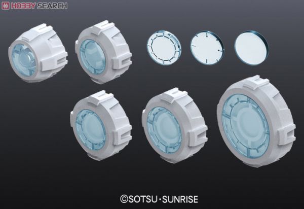 BANDAI BUILDERS PARTS 改造配件 鏡頭配件 01 透明色  BANDAI,BUILDERS,PARTS,改造配件,鏡頭配件,01,透明色 