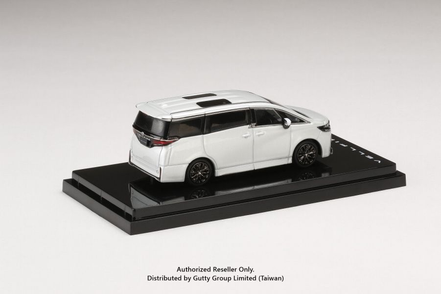 Hobby JAPAN 1/64 豐田 TOYOTA VELLFIRE Z PREMIER 四代VELLFIRE 白金珍珠雲母白 Hobby JAPAN 1/64 三菱 Mitsubishi Lancer Evolution X Final Edition EVO十代最終版 黑頂板 珍珠白
