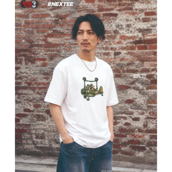 NEXTee 合金彈頭MetalSlug ENEMY-V 短袖T恤 黑&白 分別販售 NEXTee 合金彈頭MetalSlug ENEMY-V 短袖T恤 黑&白 分別販售