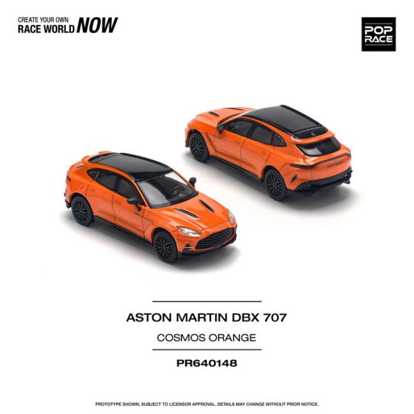 POP RACE 1/64 奧斯頓馬丁 ASTON MARTIN DBX 707 硫磺菊 PR640148 POP RACE 1/64 奧斯頓馬丁 ASTON MARTIN DBX 707 硫磺菊 PR640148