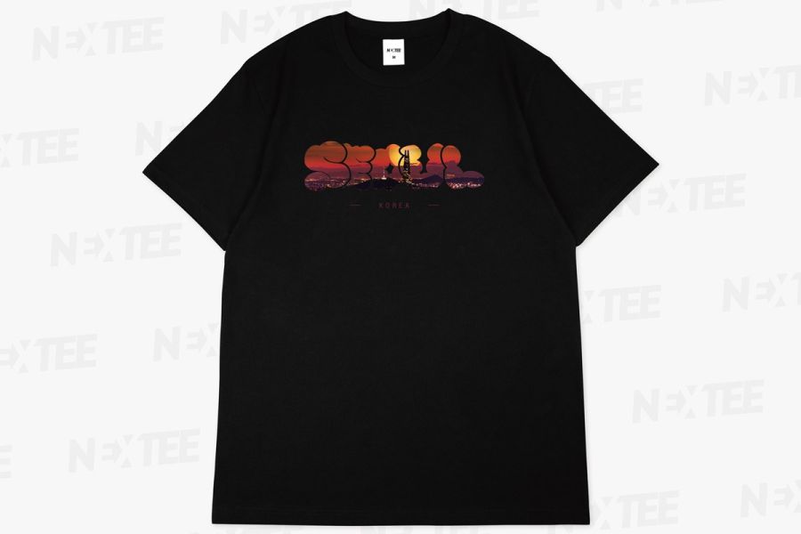 NEXTee NEXT系列 SEOUL 短袖T恤 白色＆黑色 NEXTee NEXT系列 SEOUL 短袖T恤 白色＆黑色