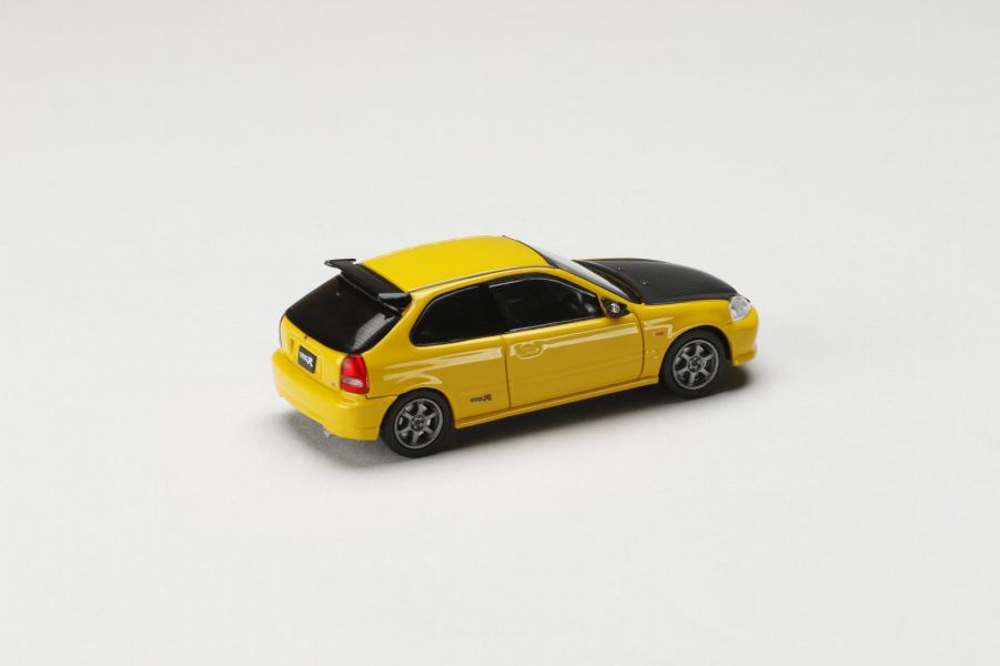 Hobby JAPAN 1/64 JDM64 本田 Honda CIVIC TYPE R (EK9) 六代喜美 JDM STYLE 日光黃 Hobby JAPAN 1/64 JDM64 本田 Honda CIVIC TYPE R (EK9) 六代喜美 JDM STYLE 日光黃
