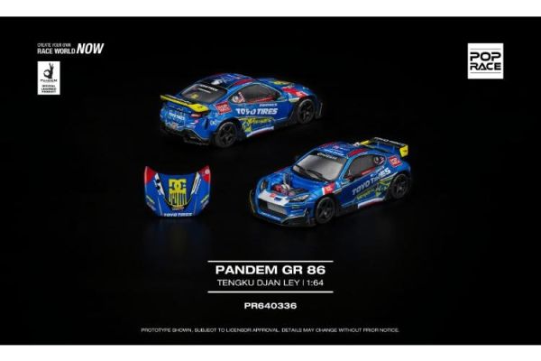 (預購) POP RACE 1/64 豐田 PANDEM GR 86 TENGKU DJAN LEY PR640336 20260312 POP RACE 1/64 豐田 PANDEM GR 86 TENGKU DJAN LEY PR640336