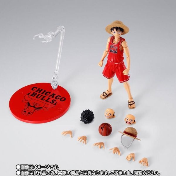(預購) BANDAI S.H.Figuarts SHF 航海王 ONE PIECE×NBA 魯夫 公牛隊 BULLS ver. 可動完成品 20260420 BANDAI S.H.Figuarts SHF 航海王 ONE PIECE×NBA 魯夫 公牛隊 BULLS ver. 可動完成品