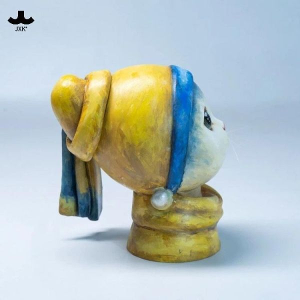 (預購) JXK 動物 戴珍珠耳環的貓 JXK330 20260319 JXK 動物 戴珍珠耳環的貓 JXK330