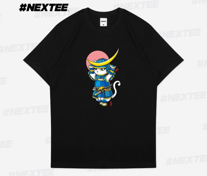 NEXTee KONEKO 伊達政宗 短袖T恤 白色＆黑色 NEXTee KONEKO 伊達政宗 短袖T恤 白色＆黑色