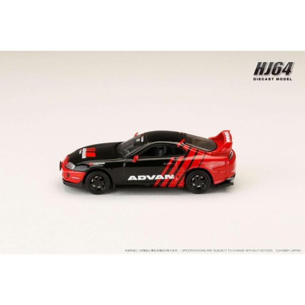 Hobby JAPAN 1/64 豐田 Toyota SUPRA JZA80 2000 YOKOHAMA ADVAN COLOR 橫濱ADVAN版本 Hobby JAPAN 1/64 豐田 Toyota SUPRA JZA80 2000 YOKOHAMA ADVAN COLOR 橫濱ADVAN版本